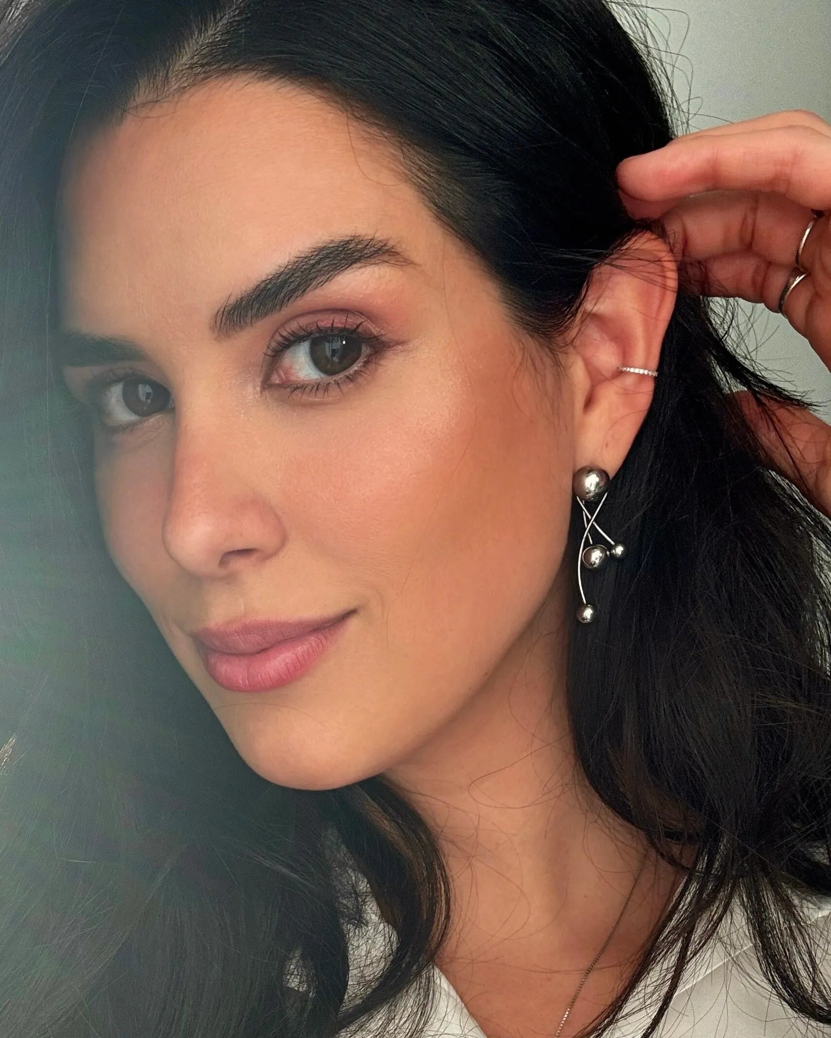 Earring Jupiter | silver plated